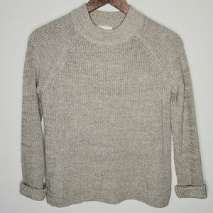 H&M (S) Knit Beige Marled Sweater - H&M Basics